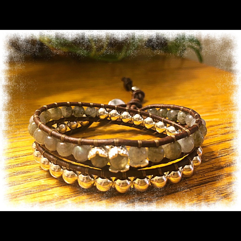 Labradorite Silver Wrap - Picture 8 of 8